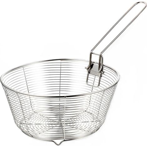 Panier à friture réutilisable et en acier inoxydable 304 (1/5)
