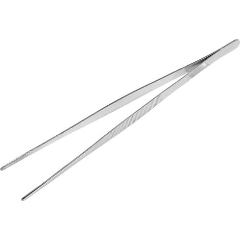 30 cm lange, gerade Edelstahlzange für Küche und Garten (1/5)