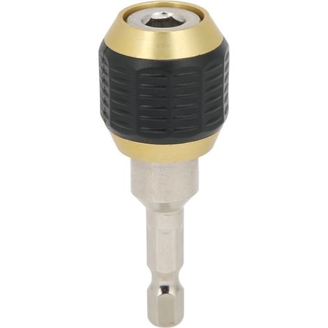Adattatore a cambio rapido per trapano elettrico, connettore da 1/4", attacco esagonale, utensile convertitore retrattile, 60 mm / 2,4" -Crezuo