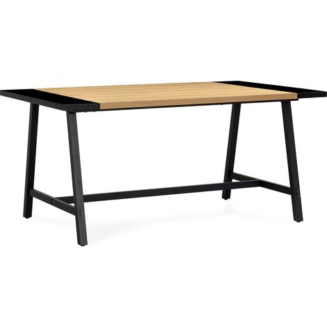 Mesa de comedor Caracas efecto Roble, 160 cm (1/5)
