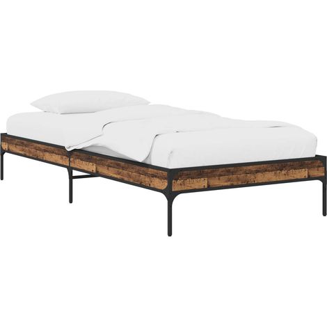Estructura de cama Madera envejecida 80 x 200 cm