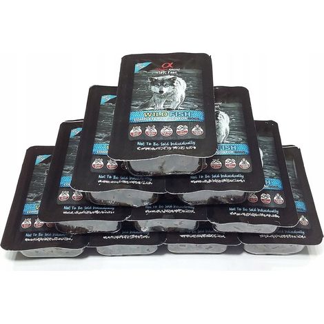 Alpha Spirit Karma WILD FISH 10x200g Halbweiches und getreidefreies Hundefutter