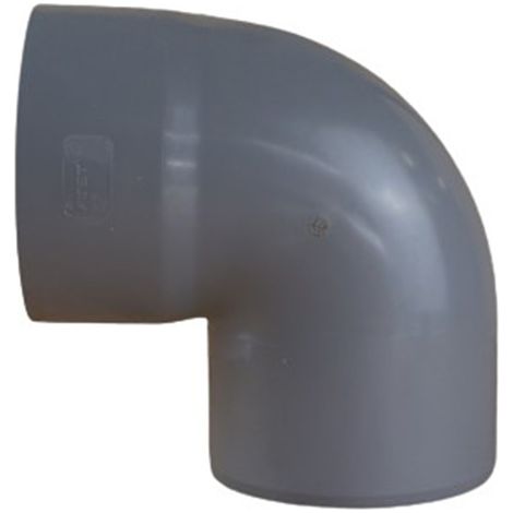 Coude PVC 87°30 Mâle/Femelle Ø125 - First Plast (1/5)