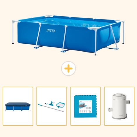 Intex Piscine Tubulaire Rectangulaire - 260x160x65 cm - 5-pièces S17 (1/5)