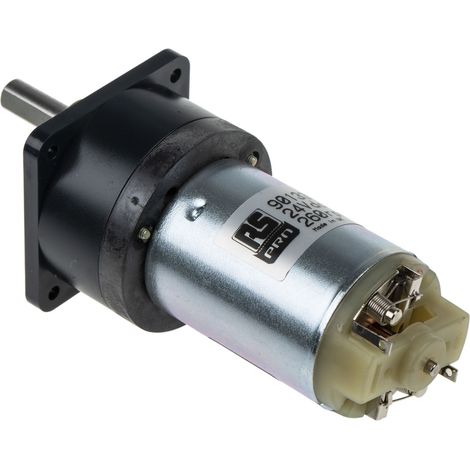 Motoréducteur CC RS PRO, 24 V c.c., 260 tr/min, dia. de l'arbre 6mm ( Prix pour 1 ) (1/5)