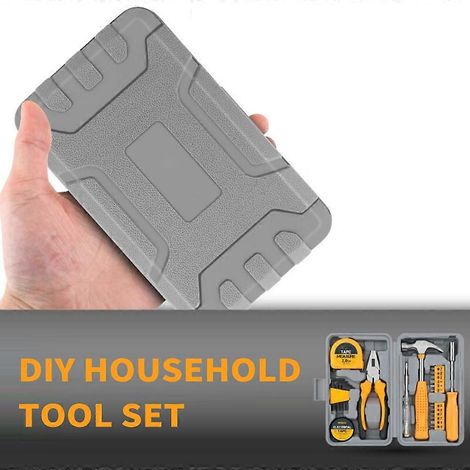 Kit d'outils de bricolage ménager de 24 pièces pour femmes, mini coffret d'outils de base pour débutantes à la maison.