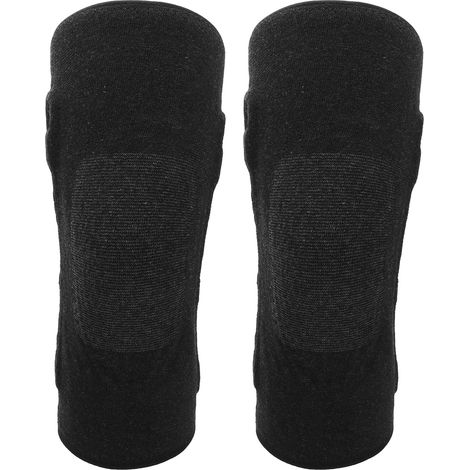 Lot de 2 genouillères en graphène, chaudes et protectrices, antidérapantes, avec stabilisateurs à ressort, pour hommes et femmes (taille XL). (1/5)