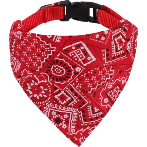 QAZQA Chiens de Mode Bandana, Bandana Chien Collier Lavable Bandana Chien Écharpe Reglable 37-58cm pour Chiot Chat Animal de Compagnie Déguisement (1/5)