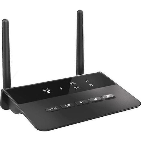 Adaptateur Bluetooth 5.0 WB2 (émetteur/récepteur sans fil 2 en 1) avec double antenne, compatible avec les téléviseurs, les haut-parleurs, les téléphones portables et les tablettes. (1/5)