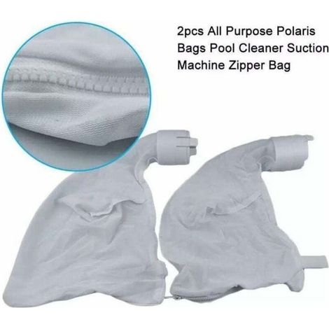 Sacs Filtrants - Pour Nettoyeur Piscine Polaris 360 Et 380 - Polyester Reutilisable - 31 X 22 Cm - 2 Unites (1/4)