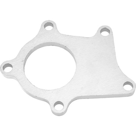Bride de sortie turbo 5 trous à souder, bride échappement universelle en acier doux T-304 pour downpipe T3 T4 (1/5)