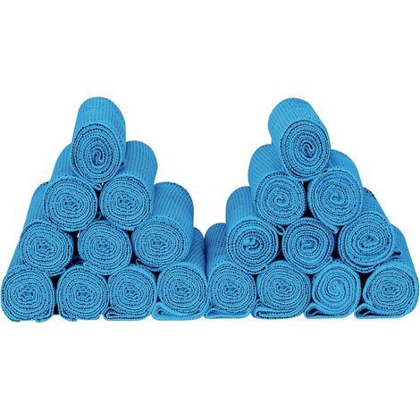 Filiyano-Lot de 20 serviettes rafraîchissantes - douces, respirantes, en microfibre, très absorbantes, à séchage rapide idéales pour le bowling, le (1/5)