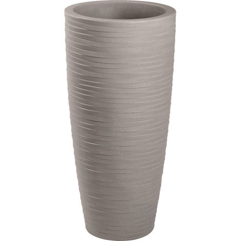 Vaso tondo alto TALOS ELEGANCE cm. 70 CENERE