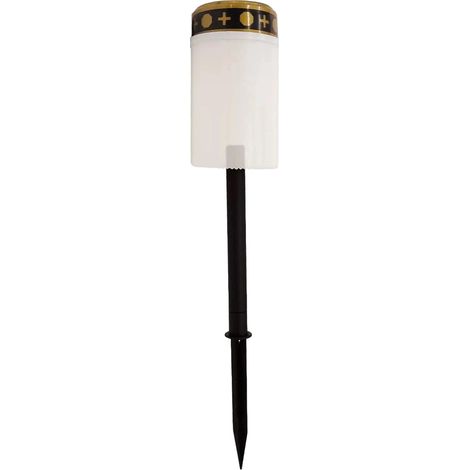 Lampe funéraire à induction solaire, étanche, à LED, pour l'extérieur, pour les sacrifices funéraires. (1/5)