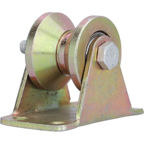 32-mm-V-Nutrolle, hochbelastbare Drahtseilschiene mit 2,5-mm-Halterung für bewegliche Türen (1/5)