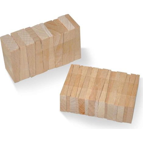 Blister 25 Cunei In Legno