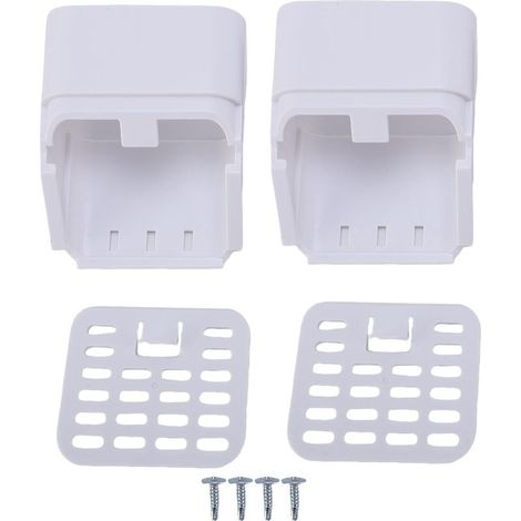 Rosvola Connecteur de descente de gouttière, filtre de sortie, protection pour 3x4 pouces, Type A, blanc (1/5)