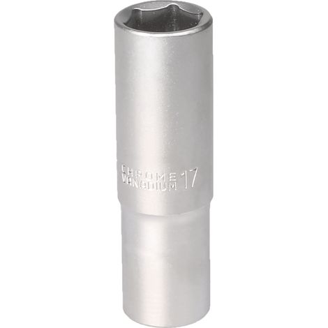 Steckschlüssel-Bit Größe 17 1/2", 6-kant, kurz, Chrom-Vanadium-Stahl 12317