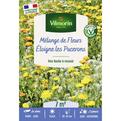 Eloigne les Pucerons - 7 m² - Mélange de fleurs Vilmorin (1/3)