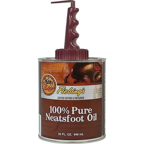Neatsfoot olio per cuoio e pelle a base di oli naturali 946 ml