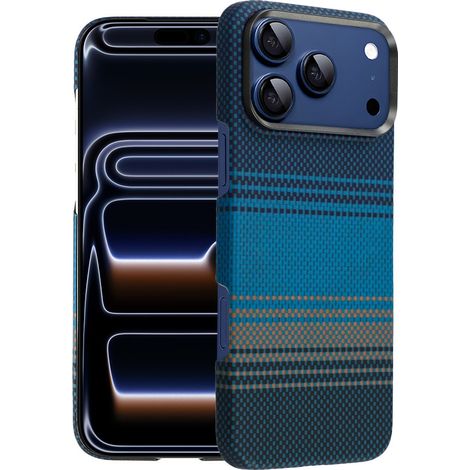 iPhone 17 Pro Aramidfaser-Hülle mit MagSafe-Funktion, Blau (1/5)