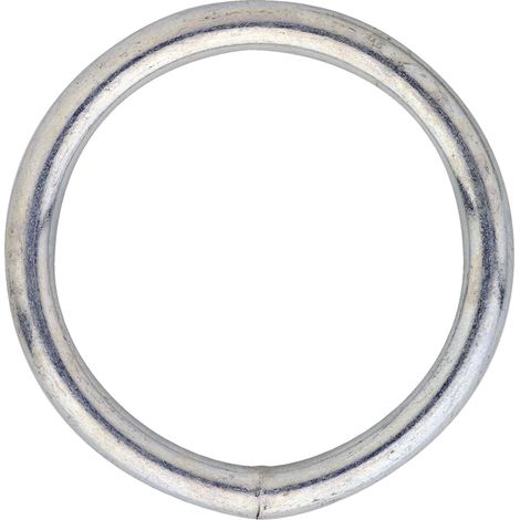 Stahlring (Barrenring) geschweißter Anbindering ø 3mm Metallring Stahl verzinkt