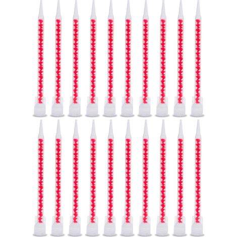 Buses de mélange à double tube pour pistolets à époxy – 230 x 85 x 85 mm (Lot de 20)