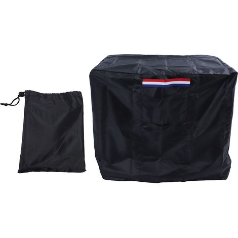 Couverture de foyer rectangulaire professionnelle, revêtement argenté 420D, imperméable, résistante aux UV, Table d'extérieur pour Patio à gaz (1/5)