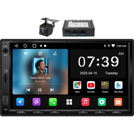 Amplificateur Voiture, pour A5LG2A7T-S01, Autoradio 2 Din, 7"Écran Tactile Récepteurs multimédia, et Auto sans Fil,Connexion WiFi/Bluetooth/USB,Caméra de recul (1/5)
