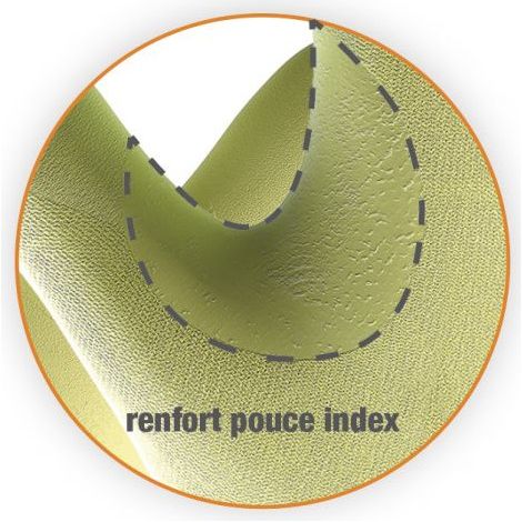 VANIS NYLON MAXICUT ULTRA GUANTI DA LAVORO IN MAGLIA GIALLO/NERO T9 - ATG - AT443745-JZ09AIN