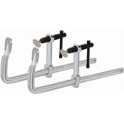Serre-joints en acier légers, type F, 160 x 60 mm, compatibles avec le soudage, le travail du bois et du métal, et les loisirs créatifs - JXLGV (1/5)
