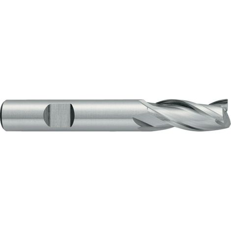 Fraise universelle à 3 dents DIN844-3 HSSE-Co8% queue Weldon 10 mm longueur de coupe 15 mm dia. 7 mm MW-Tech UF3L07 (1/2)