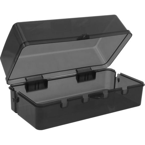 Boîte Électrique Extérieure Étanche Résistante Aux Intempéries, Boîtier De Protection Pour Multiprise Avec Couvercle Étanche, Pour Usage Extérieur Et Charge Sécurisée (1/5)