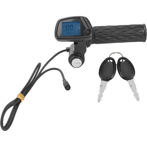Jeffergarden Écran intégré d'accélérateur 48V Twist avec remplacement LCD pour vélo tout-terrain électrique Tuttio Soleil 01 (1/5)