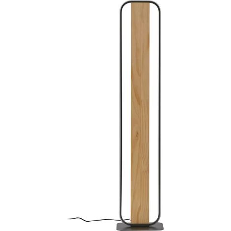 [GEBRAUCHT] B-Ware Lindby Stehleuchte Standlampe Led Romilda Grau Holz Schalter Kabel 122 Cm