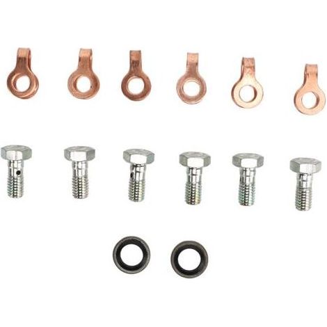 Kit de boulons Banjo de ligne de retour de carburant 3905307 de remplacement pour Dodge Ram pour Cummins 12V 4bt 6bt 6ct (1/4)