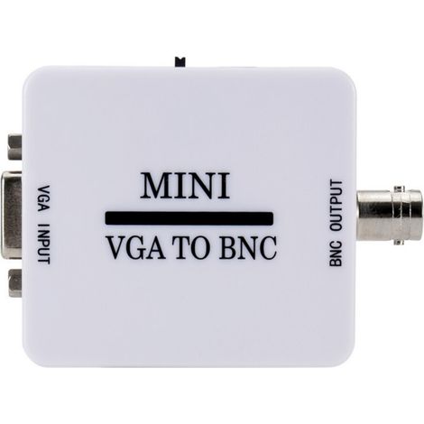 Convertisseur VGA vers BNC Mini, Adaptateur Vidéo USB HD 1080p pour Moniteurs, Téléviseurs et Ordinateurs (1/5)