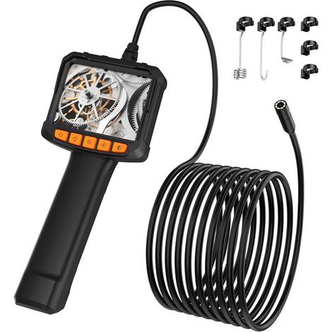 Industrielle Inspektionskamera mit HD-Bildschirm – halbflexibles Kabel – 5 Meter Kabel (1/3)