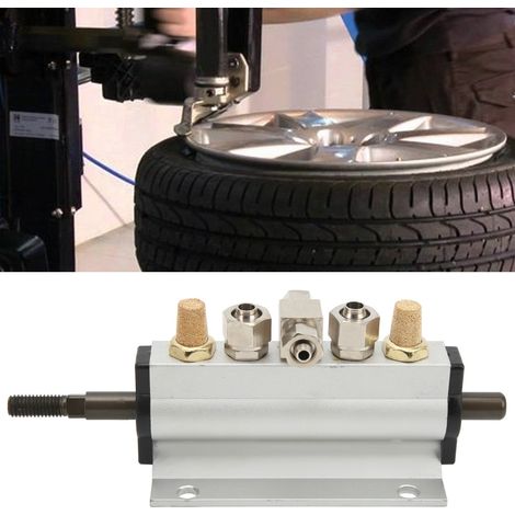 Accessoires pour démonte-pneus : pédale, commutateur de commande de vanne pneumatique à cinq voies (alliage d'aluminium type T). (1/5)