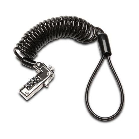 Kensington Câble de sécurité NanoSaver® portable à combinaison - 1,8 m - Kensington - Verrouillage à combinaison - Noir - Métallique (K60627WW)