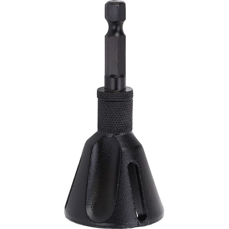 Outil d'ébavurage pour chanfrein extérieur, 3 lames, plage 5-25 mm (1/5-1 po), éliminateur de bavures, queue hexagonale 1/4 po (1/5)