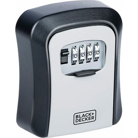 Cassetta portachiavi Black & Decker 12 x 9 x 4 cm Metallo (1/3)