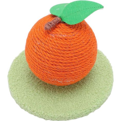 Griffoir pour chat orange griffoir interactif durable avec tour à balles en sisal pour amuser et exercer votre chat (1/5)