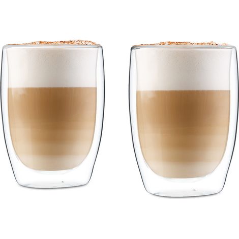 Glaswerk Jesolo doppelwandige Thermogläser 350 ml handgemacht Borosilikatglas
