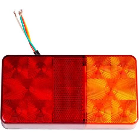 2 paquets de feux arrière à LED 12V, feux de freinage, feux arrière à LED pour camping-car/camion/voiture/remorque. (1/5)