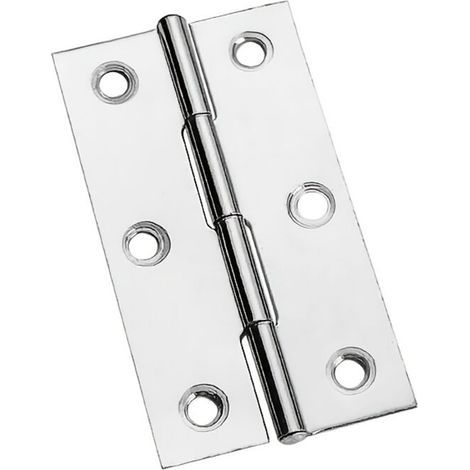 Heavy-Duty Polished Stainless Steel Hinges for Cabinets, Doors, and Furniture - Concealed Metal Hinges for Home & Professional Use (1/4)