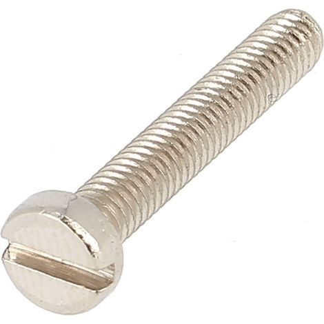 TC M3X8 Laiton Nickelé DIN 84 (1/2)
