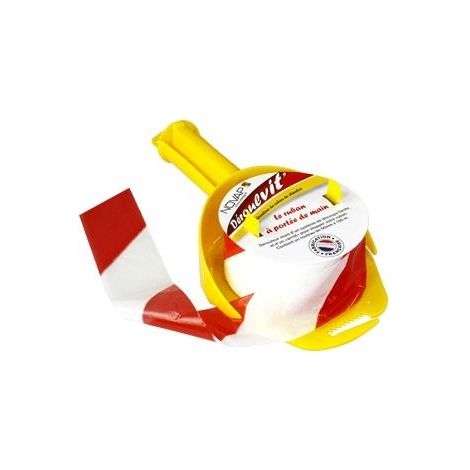 Enrouleur de ruban 50mmx100m Jaune-Déroulvit' - 3047042 (1/5)