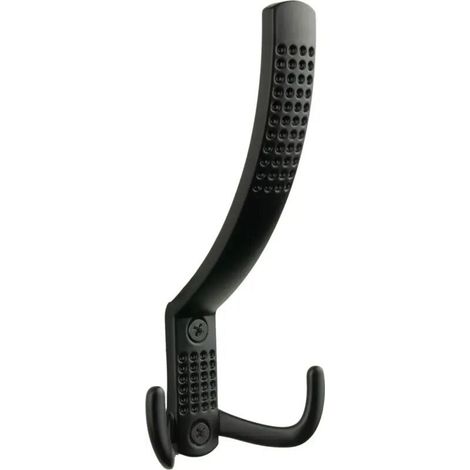 Ce crochet élégant en métal noir possède trois points de suspension et convient aux salles de bains, aux couloirs et aux cuisines à la fois élégant et pratique, il est fabriqué en alliage de zinc mat (1/4)