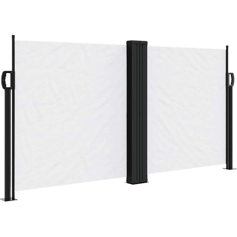 Maison Exclusive - Tenda da Sole Laterale Retrattile Bianca 120x1200 cm